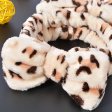 1 Pcs Leopard Headband Coral Fleece Facial Makeup Headband