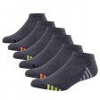 1 Pcs Men's Low Cut Ankle Socks Cushioned Running Sports Sock - Grey