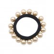 1 Pcs Imitation Pearls Hair Accessories Hair Band - Black